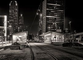 Wilhelminaplein bij nacht