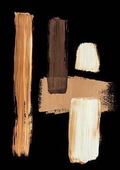 Black and brown abstraction