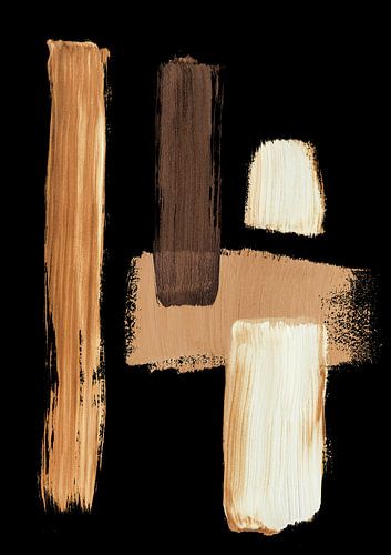 Black and brown abstraction
