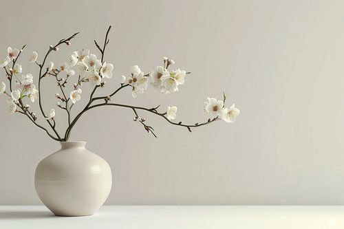 Minimalistische stillevenfotografie Japandi stijl