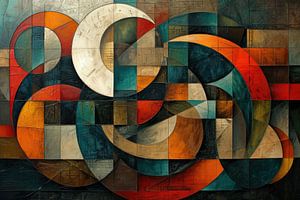 Geometrische Kunst | Mosaik Krümmungsgeheimnisse