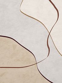 Moderne Abstrakte Organische Geometrische