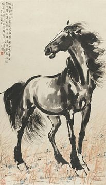Xu Beihong, Staand Paard, 1939 van Atelier Liesjes