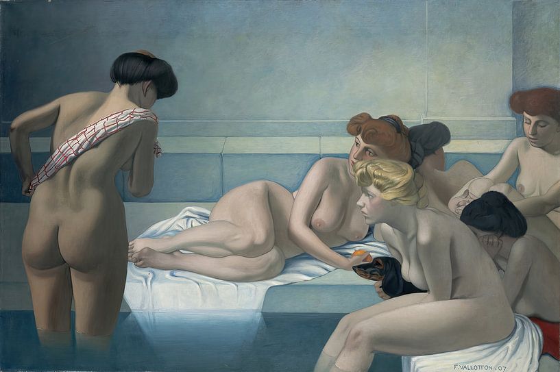 Félix Vallotton - The Turkish Bath by Peter Balan