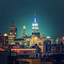 New York Skyline van Alexander Voss thumbnail