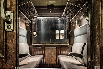 Abandoned Train Compartment by Samantha Schoenmakers