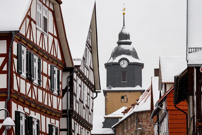 The church tower of Herleshausen by Roland Brack