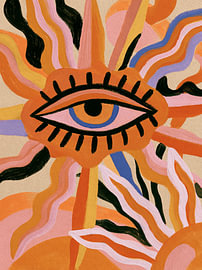 Ojo del Sol – Mystical Eye with Sunbeams by Marco Müller-Vo