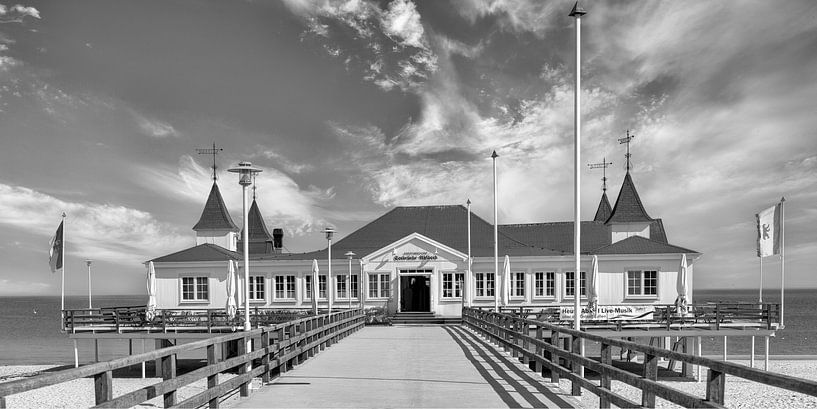 SW Panorama pier Ahlbeck Usedom by Photo Art Thomas Klee