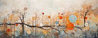 Verträumtes Herbstland | Herbst Abstrakte Kunst