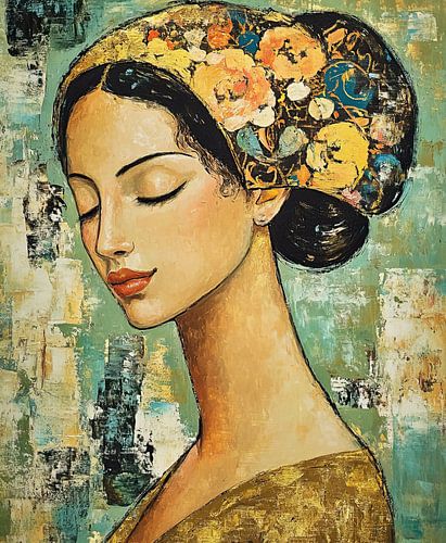 Femme fleurs | Femme Or