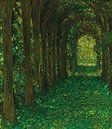The Green Alley, Henri Le Sidaner van Meesterlijcke Meesters thumbnail