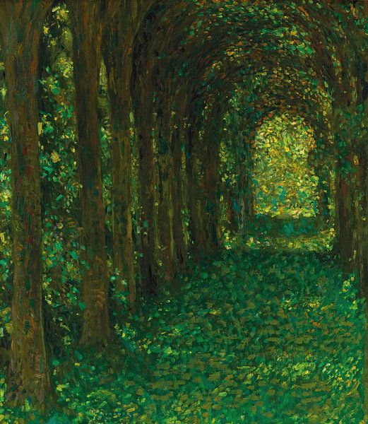The Green Alley, Henri Le Sidaner van Meesterlijcke Meesters