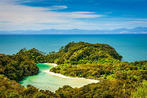 Lagune Abel Tasman NP, Nieuw Zeeland van Rietje Bulthuis