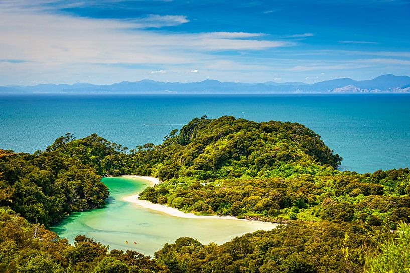 Lagune Abel Tasman NP, Nieuw Zeeland van Rietje Bulthuis