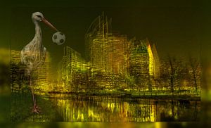 Den Haag in (ADO)-Fußballatmosphäre