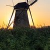 A mill in the evening twilight by whmpictures .com