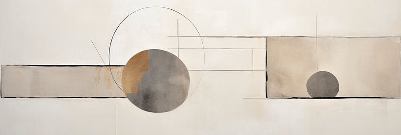 Abstract Neutral Beige by Abstract Painting
