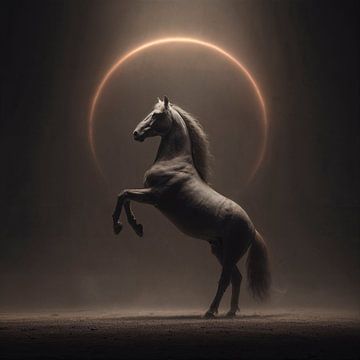 Das sich aufbäumende Pferd