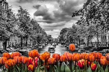 Herengracht / Gentlemen's Canal Amsterdam by Melanie Viola