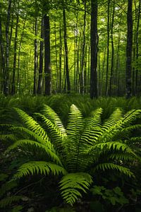 Wandern im Wald
