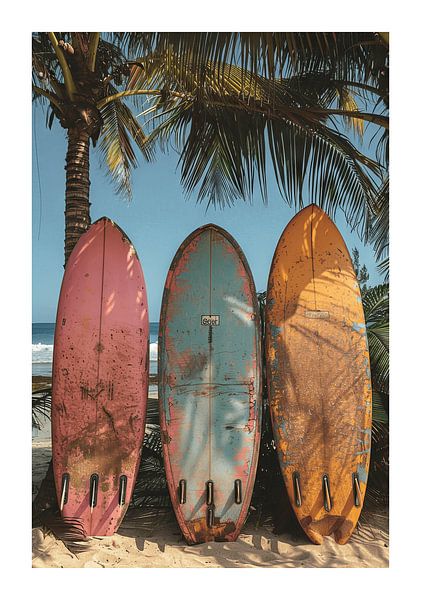 Surfing by Poster Art Shop