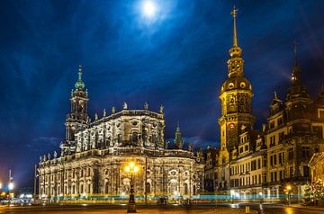 Katholieke Hofkerk Dresden, Saksen, Duitsland van Ullrich Gnoth