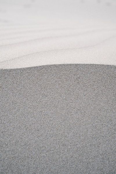 Abstract Zand Textuur Closeup van Zand Rimpels van NANI IS MOOI