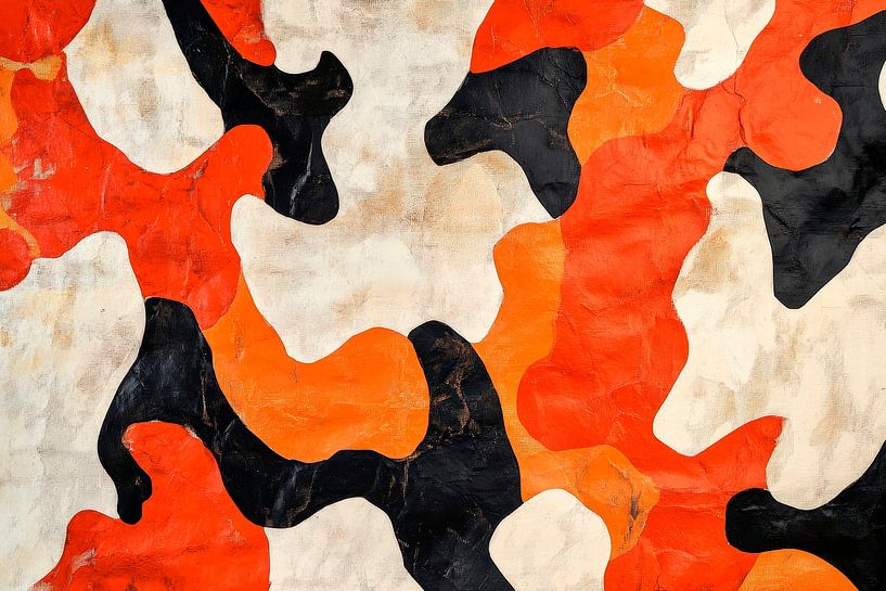 Texture de camouflage colorée par Poster Art Shop