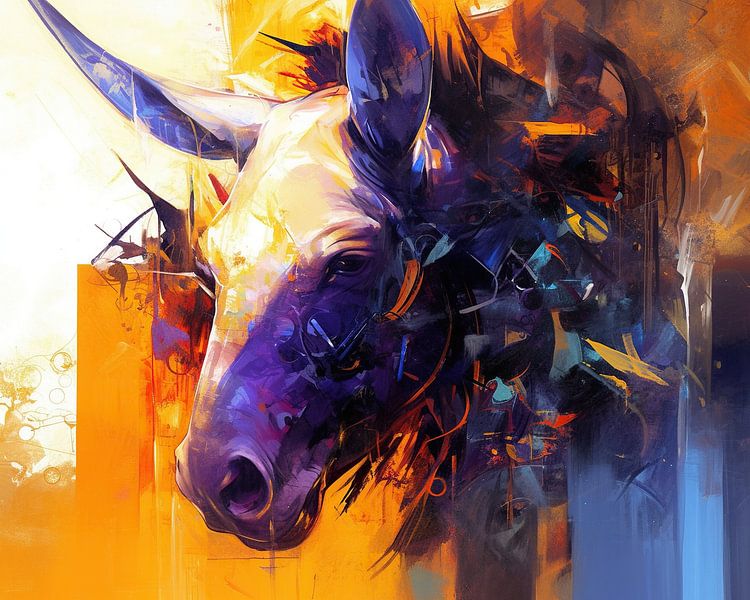 Taureau | Visage Taureau par La collection ARTEO