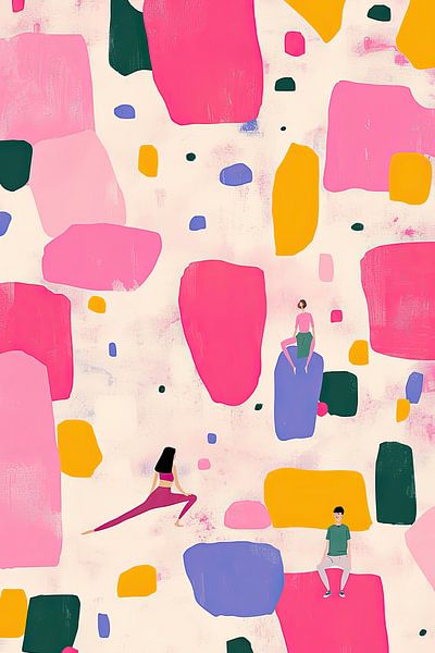 L'abstrait avec les gens par La collection ARTEO