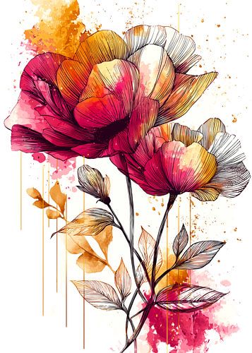 Wilde bloemenweide Groenblijvende bloemen 19