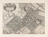 Alte Karte von Culemborg aus der Zeit um 1652. von Gert Hilbink Miniaturansicht