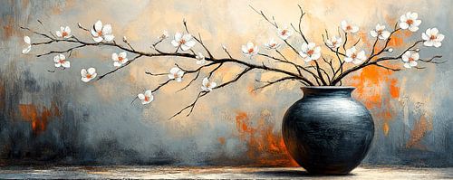 Vase à fleurs moderne