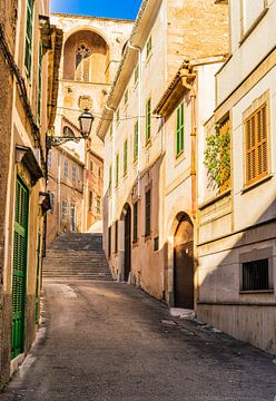 Straßenansicht in Arta, rustikale Altstadt auf Mallorca, Spanien von Alex Winter