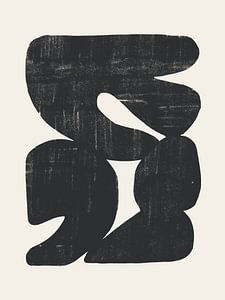 Bold Shapes NO.2 Schwarz