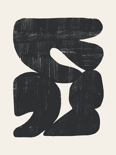 Bold Shapes NO.2 Black van Bohomadic Studio