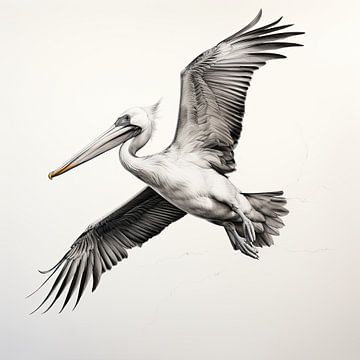 Pelikan | Pelikan von ARTEO Gemälde