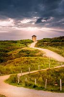 Het pad naar de watertoren van Domburg