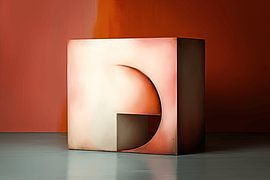 Interaction spatiale abstraite entre un cercle et un triangle sur Ton Kuijpers