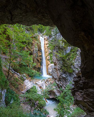 Look at the waterfall