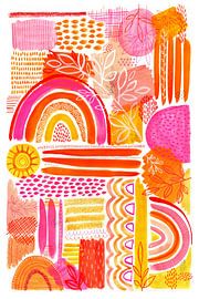 Des arcs-en-ciel colorés sur Susan Black by The Artcircle