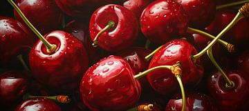 Painting Cherry by Blikvanger Schilderijen