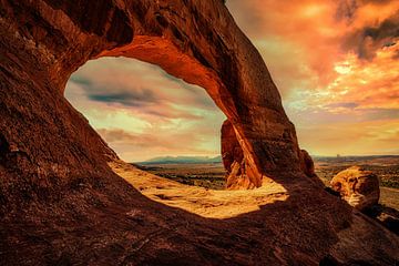 Arches National Park in Utah van Dieter Walther