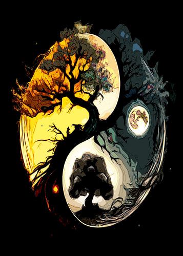 Yin und Yang Baum