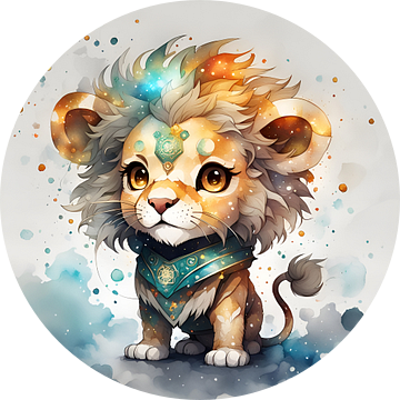 Chibi-leeuw 2 van Johanna's Art