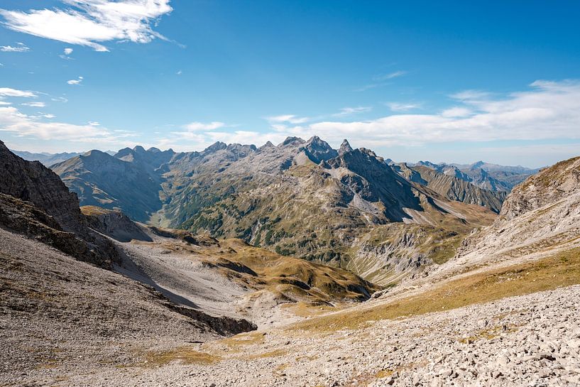 Hautes Alpes de l'Allgäu avec Tretachspitze par Leo Schindzielorz