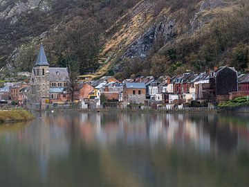 Miroir dans un lac sur Larissa Geuke