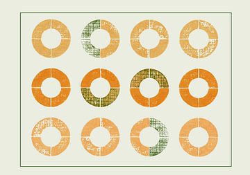 Lego Dots Monoprint - Tile Symphony 03