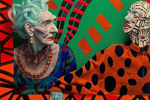 Pop-Art-Paradies-Paradiesvögel